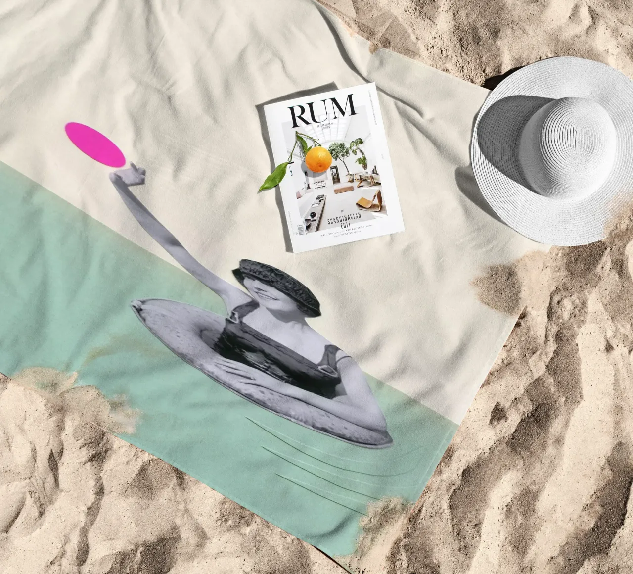 Giorni di piscina telo mare da Cassia Beck Collage