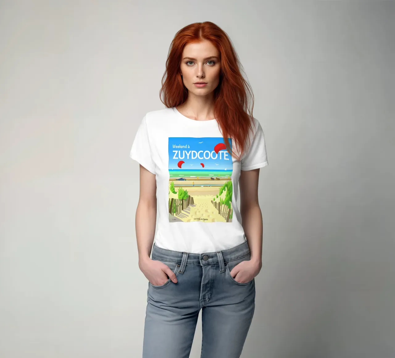 Weekend a Zuydcoote t-shirt da C.WILL
