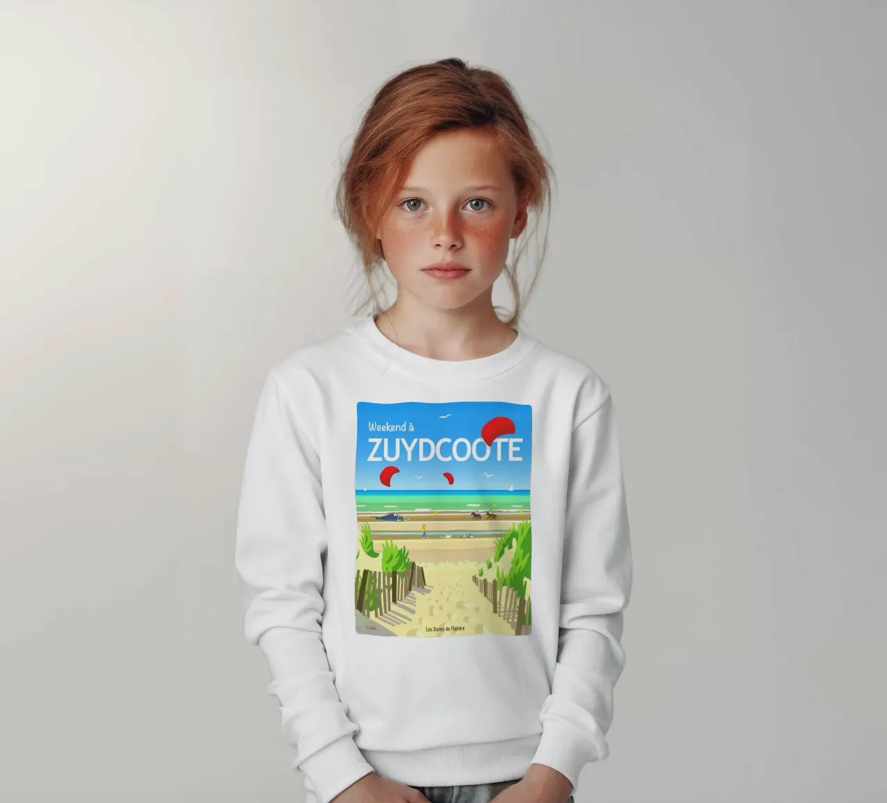 Weekend a Zuydcoote felpa bambino da C.WILL