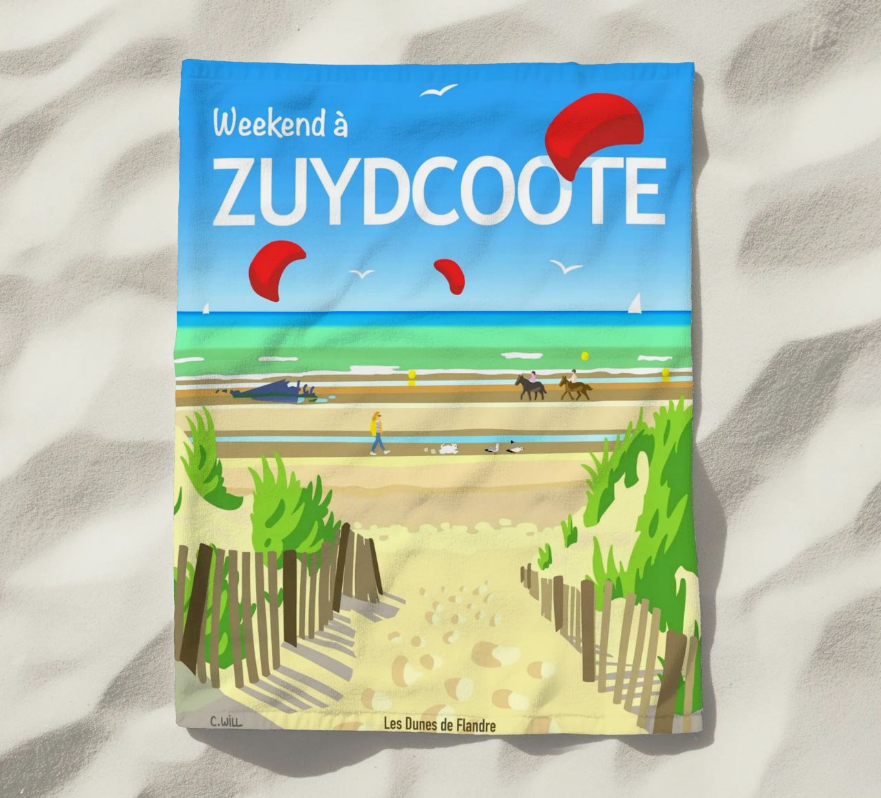 Weekend a Zuydcoote telo mare da C.WILL