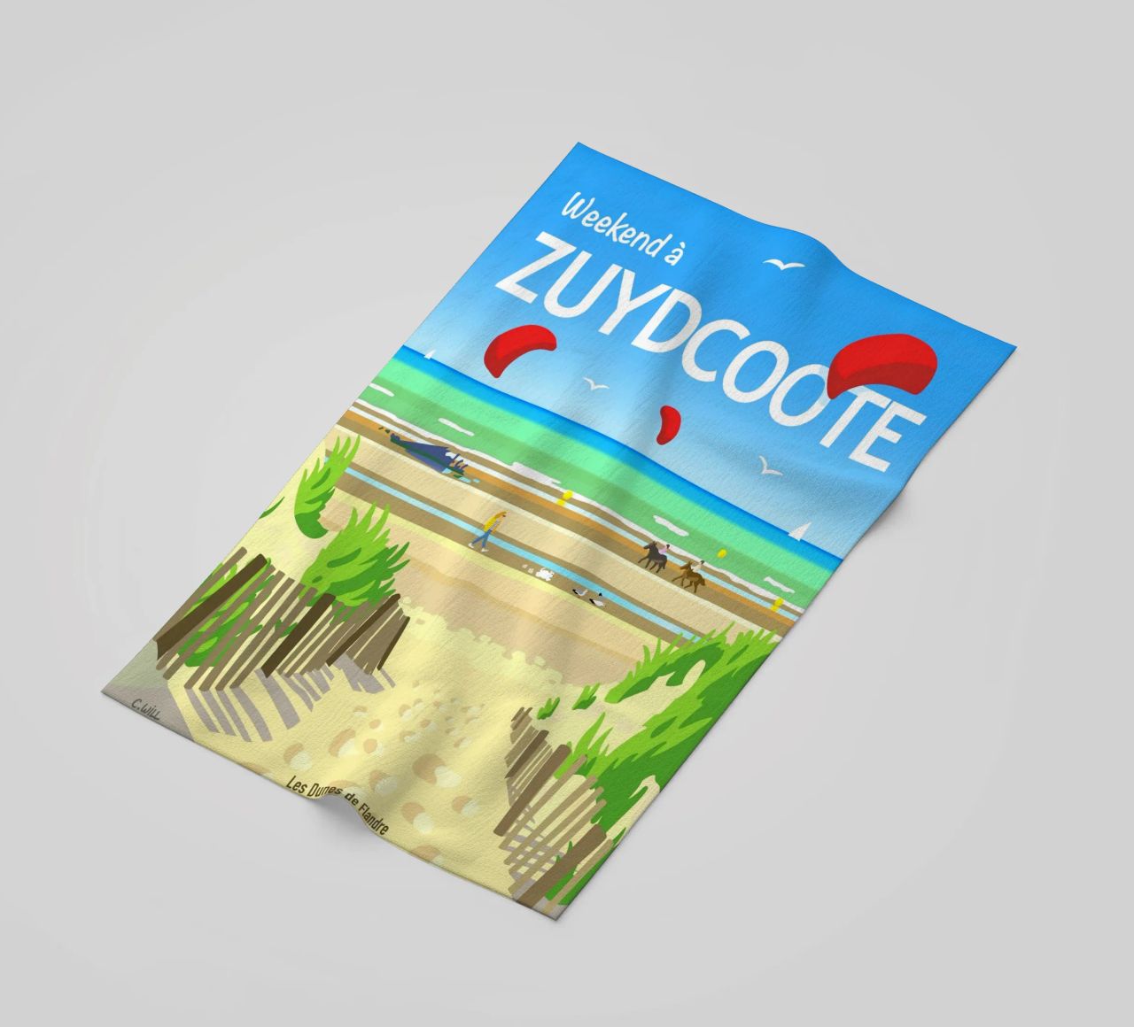 Weekend a Zuydcoote telo mare da C.WILL