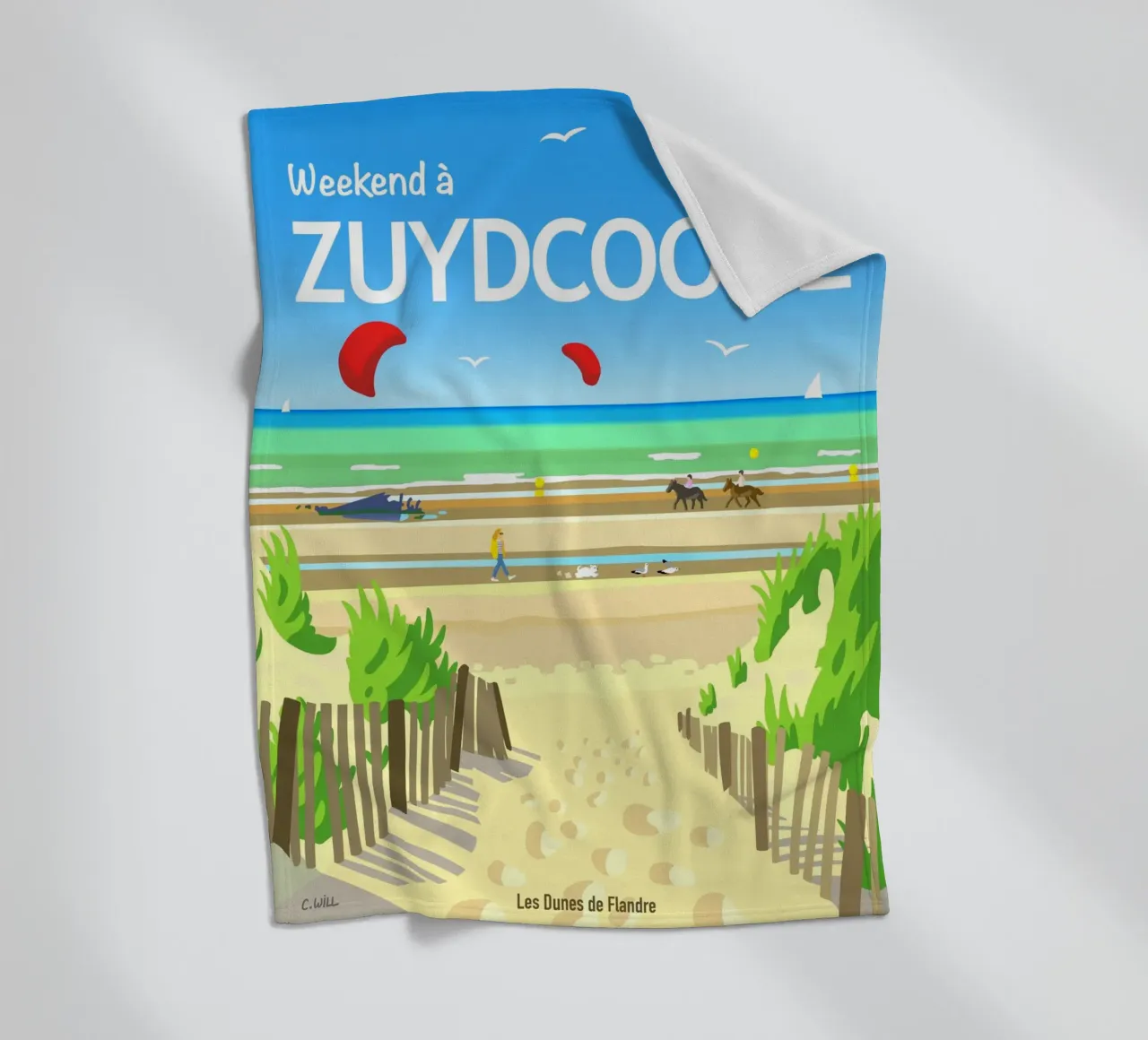Weekend a Zuydcoote coperta in pile da C.WILL