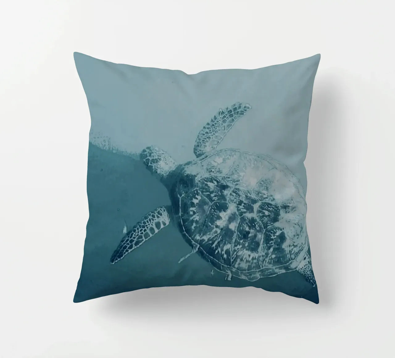 Turtle Swimming cuscino da Tabea Jule Photography