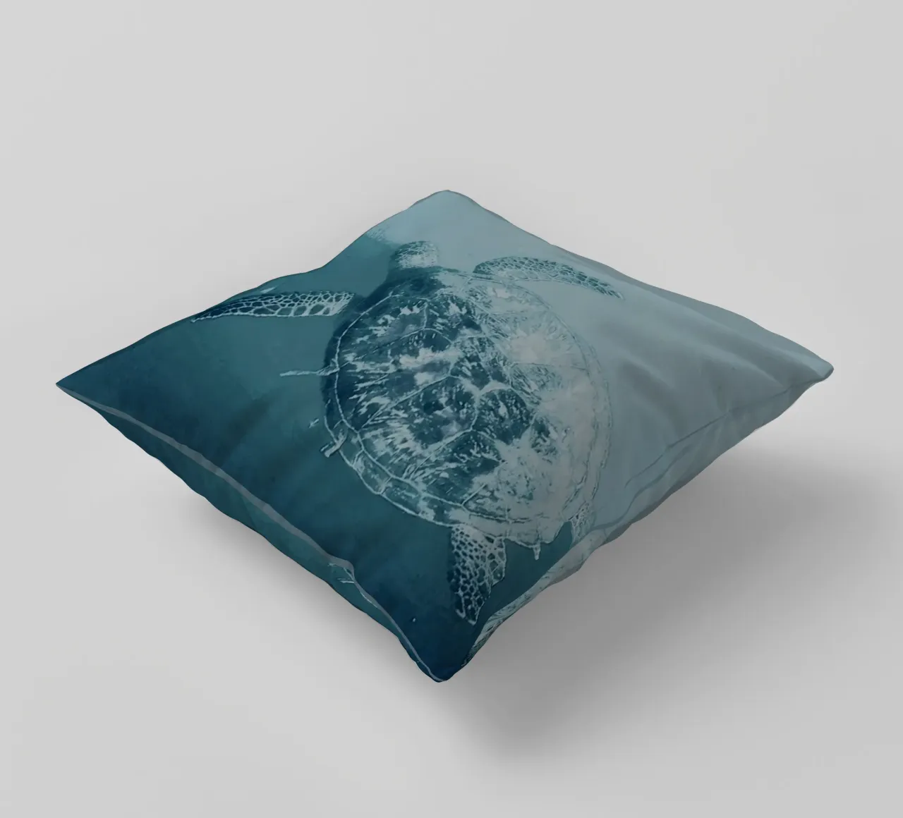 Turtle Swimming cuscino da Tabea Jule Photography