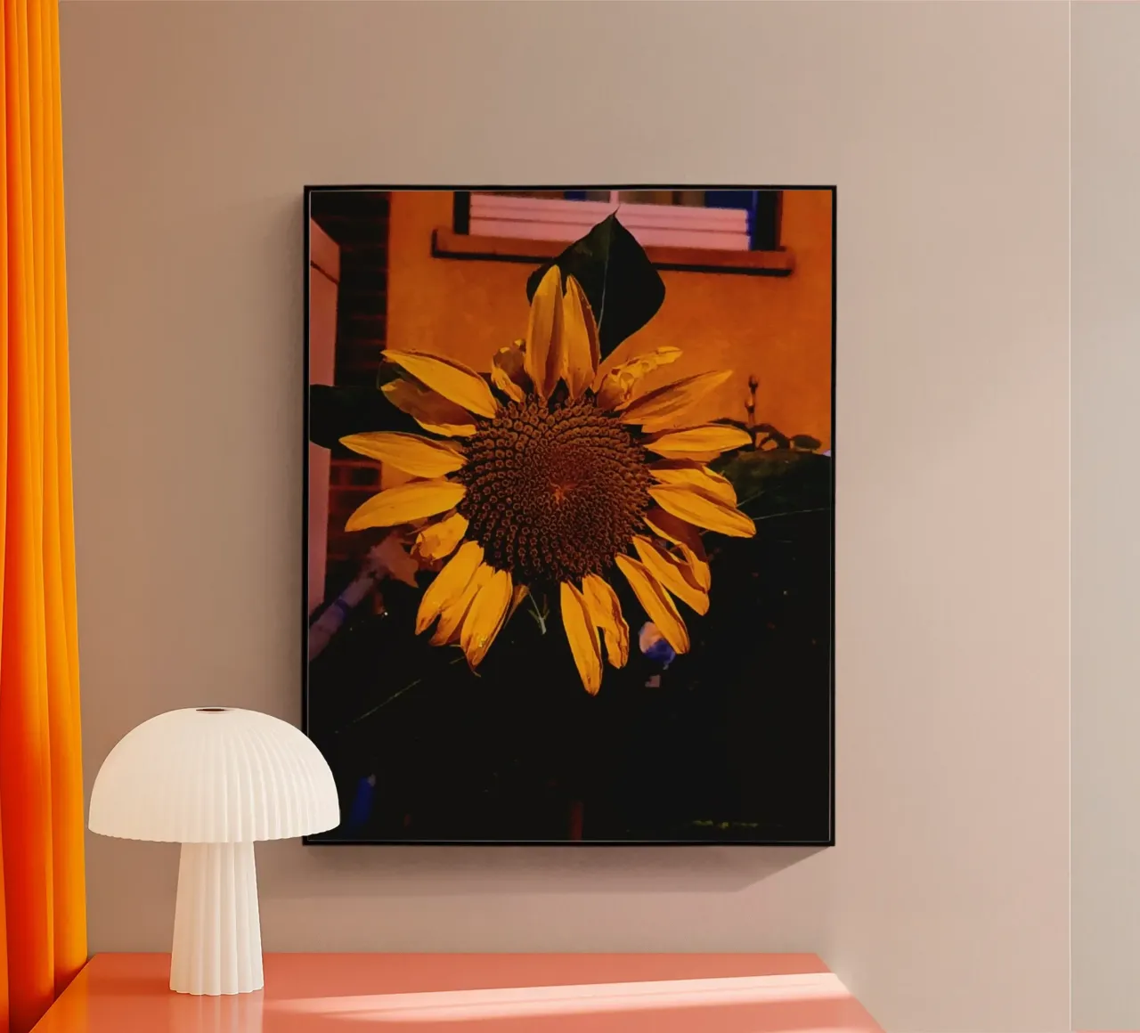 Sunflower plexiglass da Tabea Jule Photography
