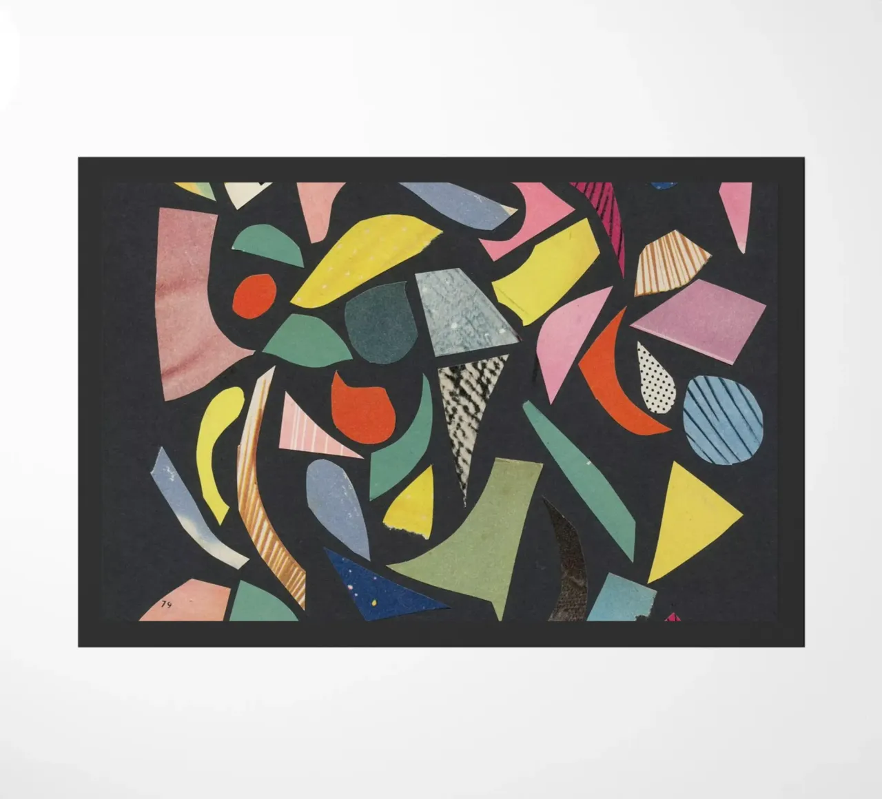Black Terrazzo zerbino da Cassia Beck Collage