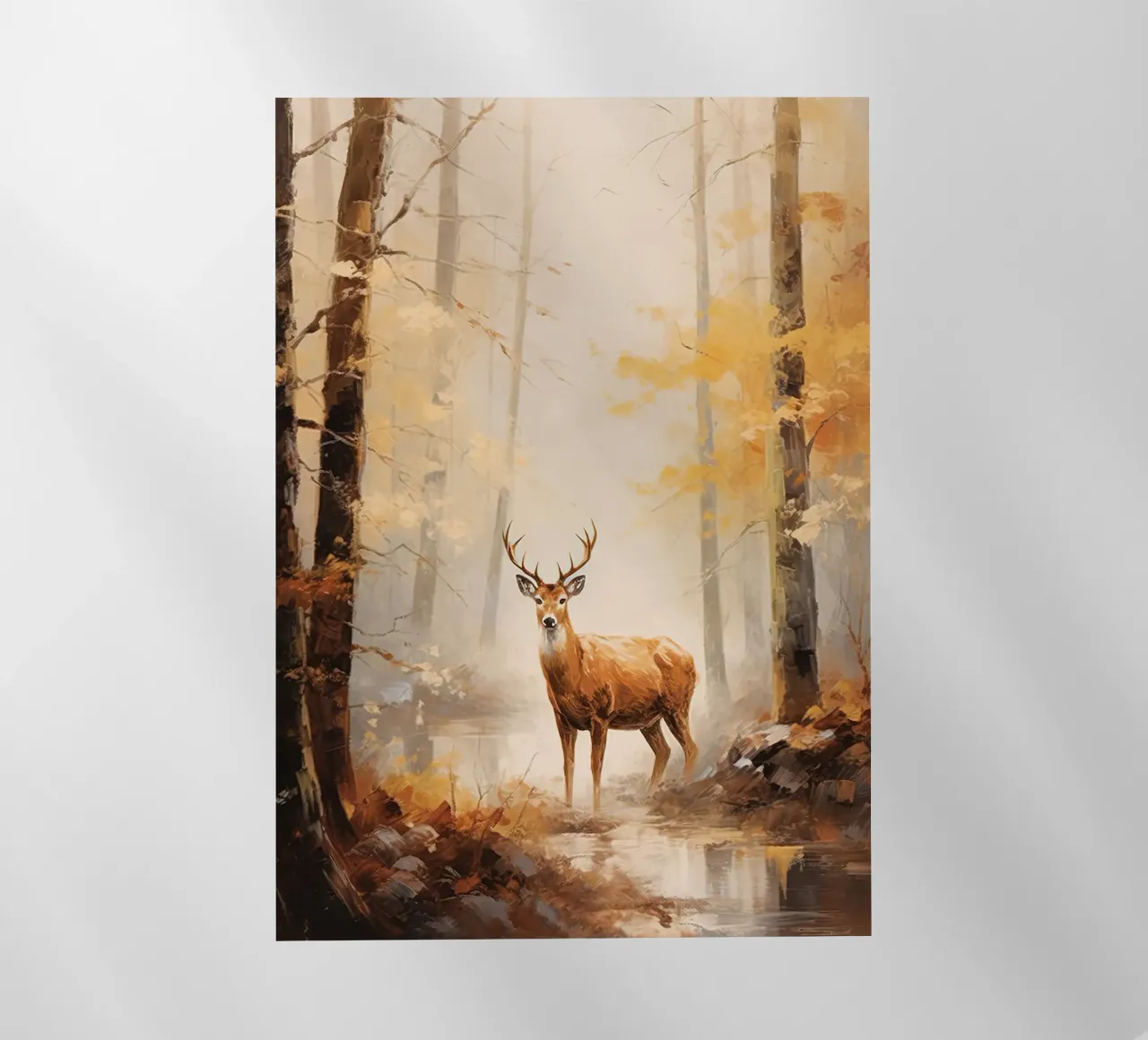 Cervi in autunno pellicola backlit da The Herringstore