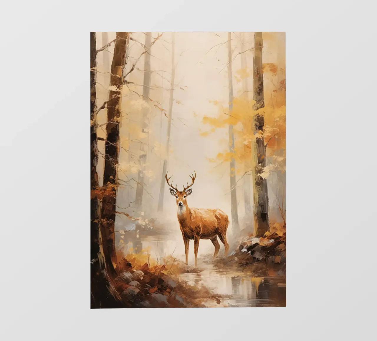 Cervi in autunno pellicola backlit da The Herringstore