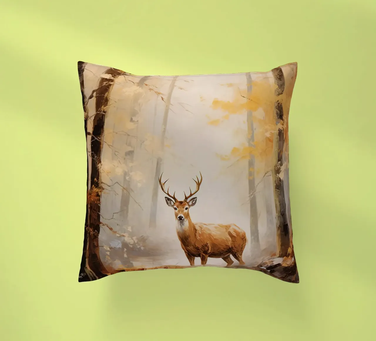 Cervi in autunno cuscino da The Herringstore