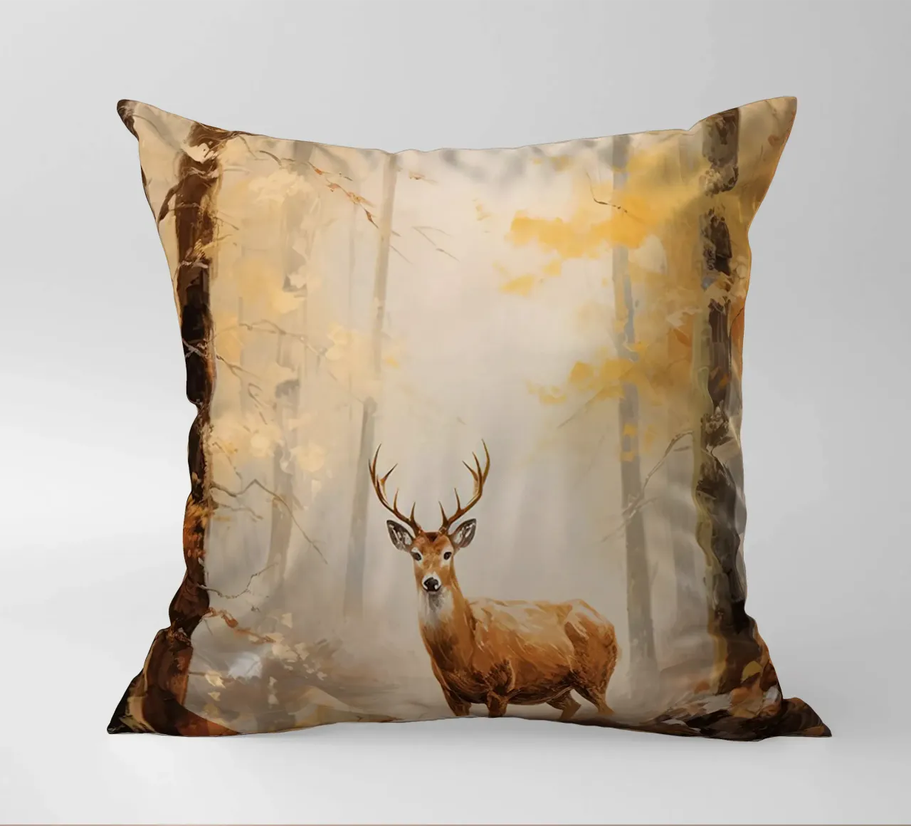 Cervi in autunno cuscino da The Herringstore