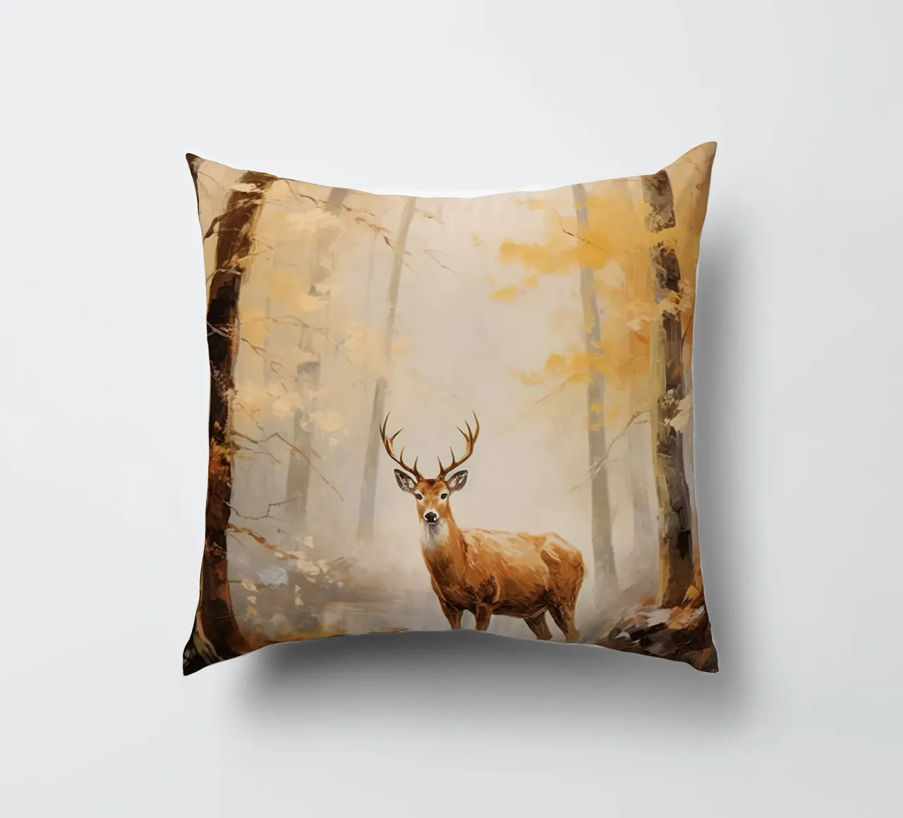 Cervi in autunno cuscino da The Herringstore