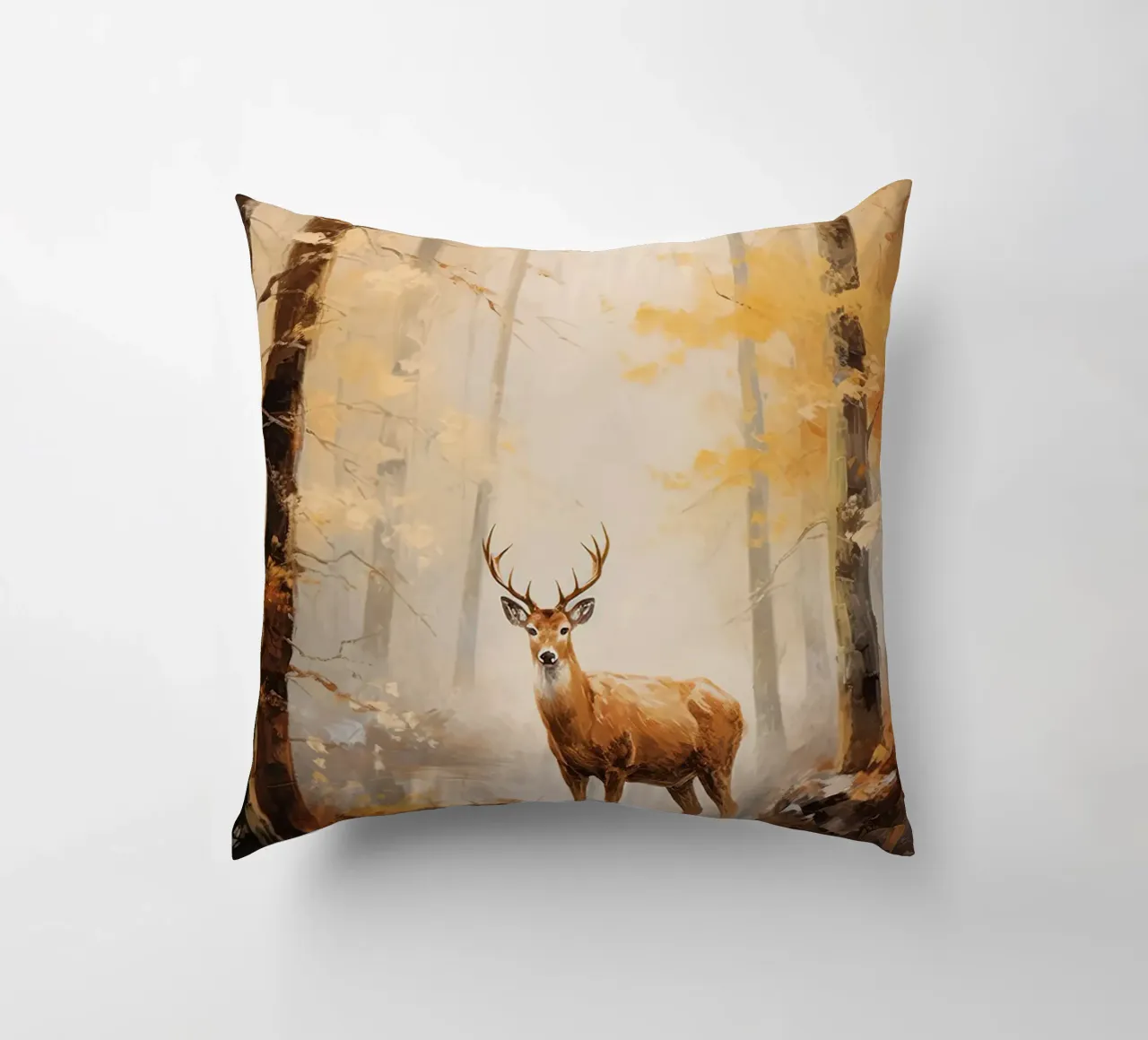 Cervi in autunno cuscino da The Herringstore