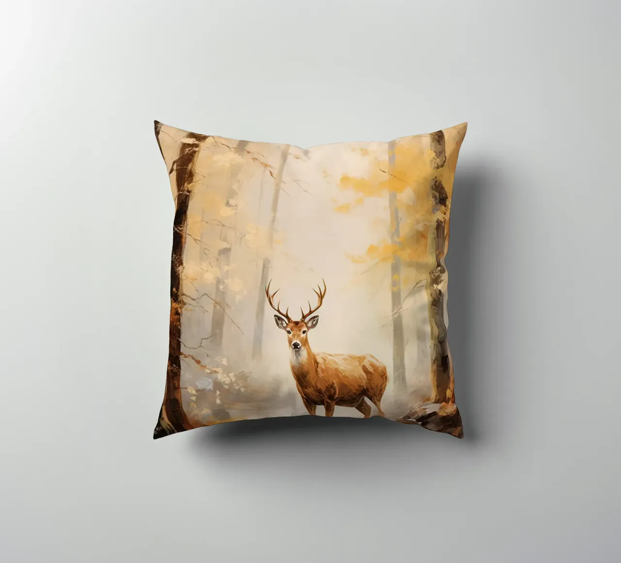 Cervi in autunno cuscino da The Herringstore