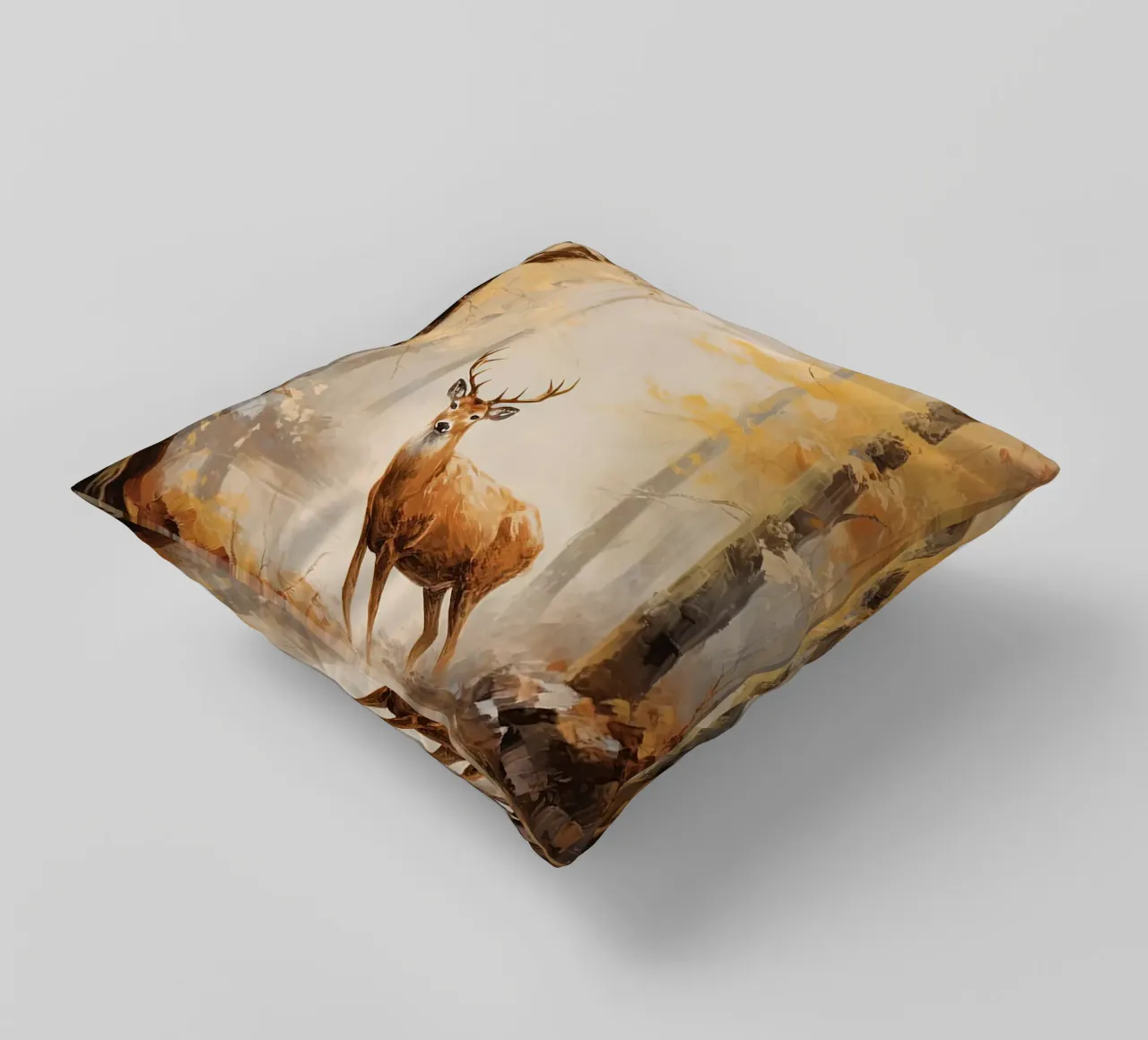 Cervi in autunno cuscino da The Herringstore