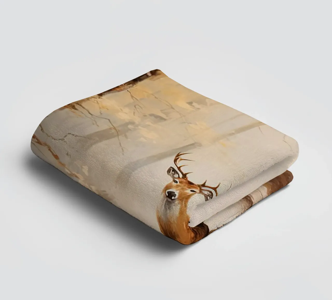 Cervi in autunno asciugamano da bagno da The Herringstore
