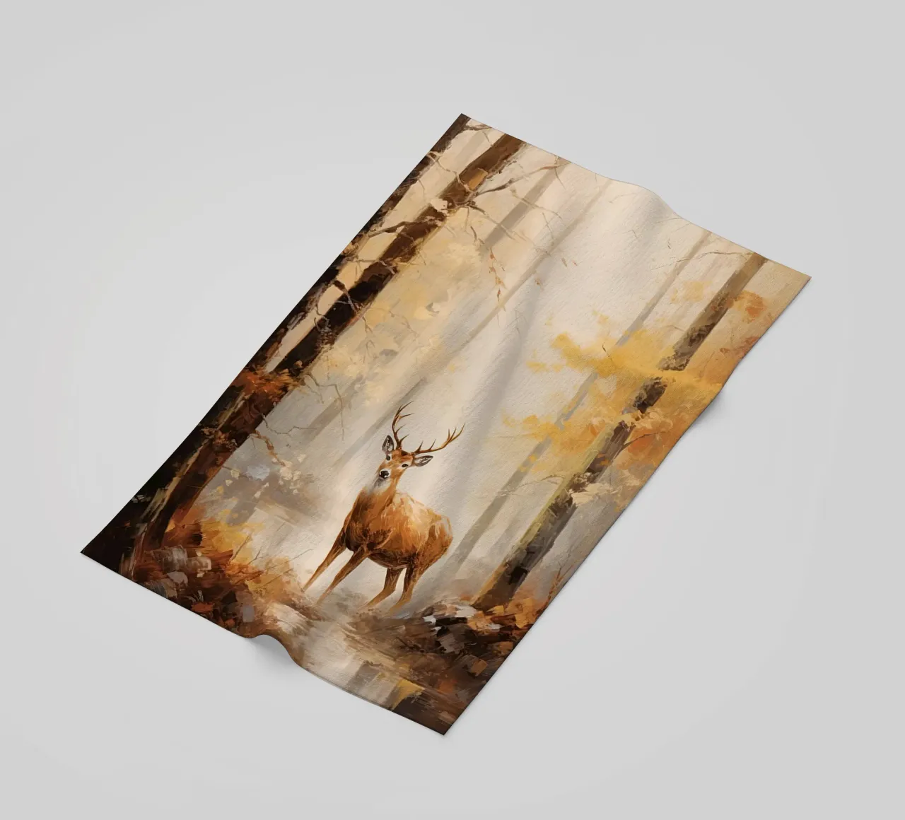 Cervi in autunno telo mare da The Herringstore