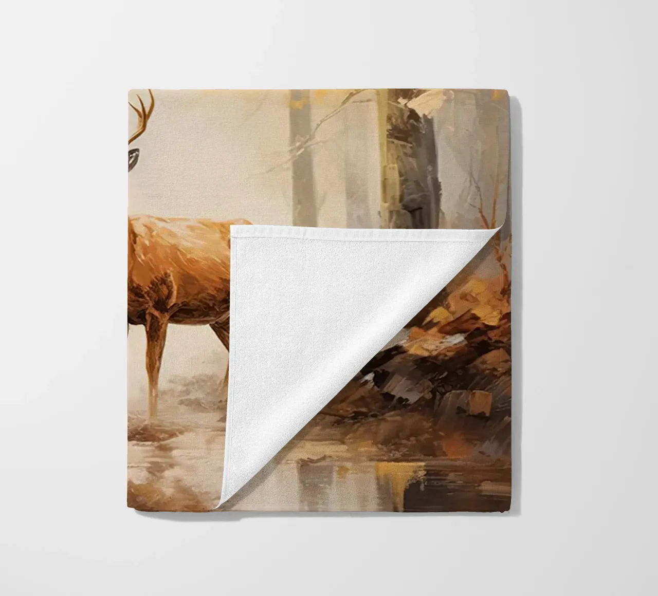 Cervi in autunno telo mare da The Herringstore