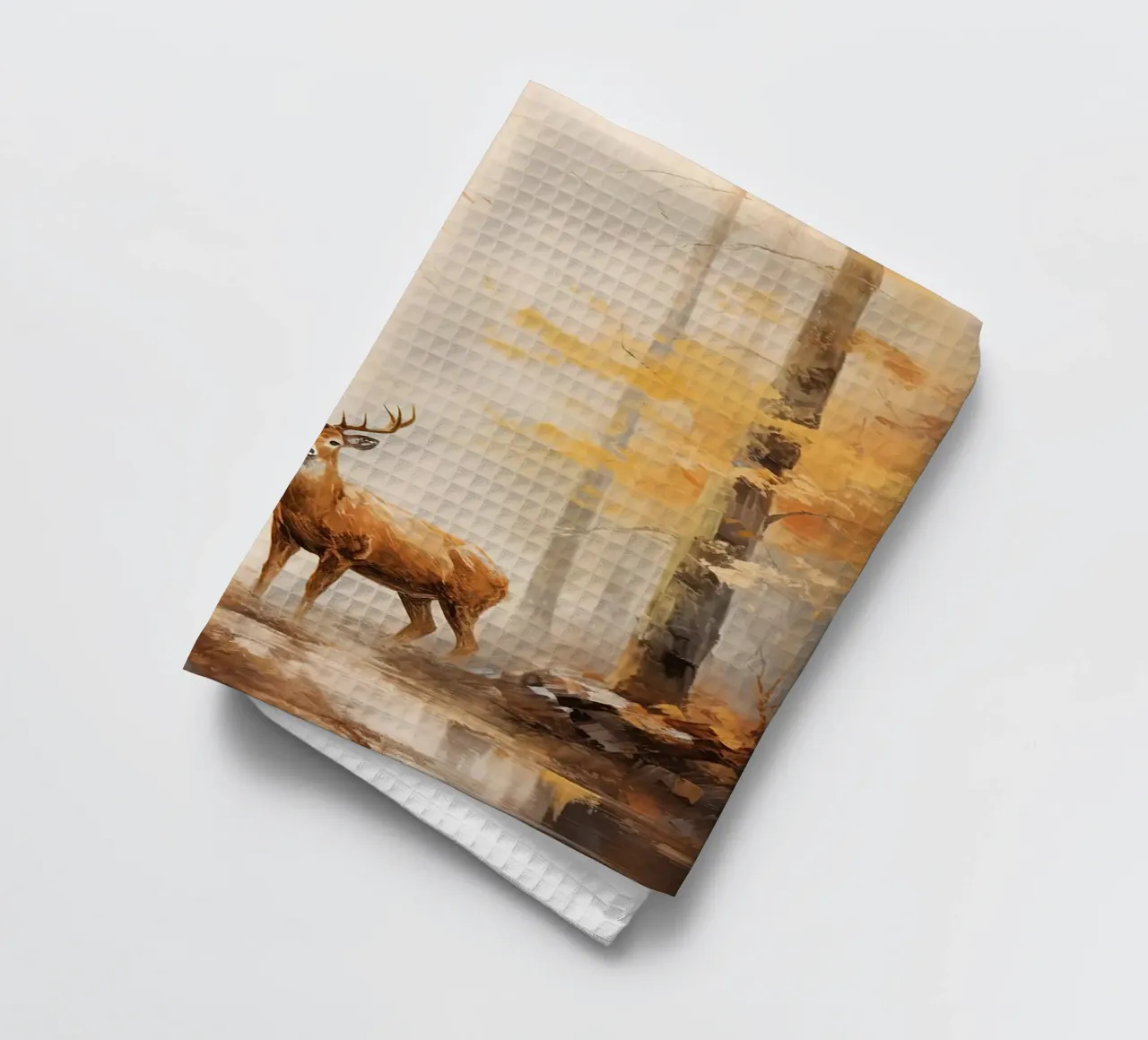 Cervi in autunno canovaccio da cucina da The Herringstore