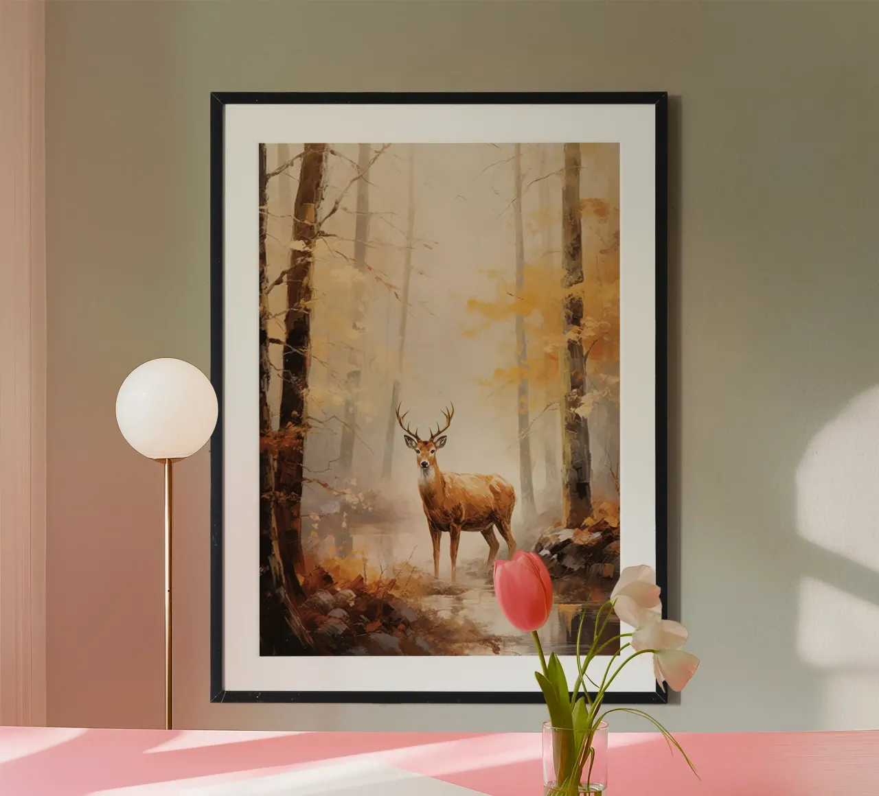 Cervi in autunno carta hahnemühle da The Herringstore