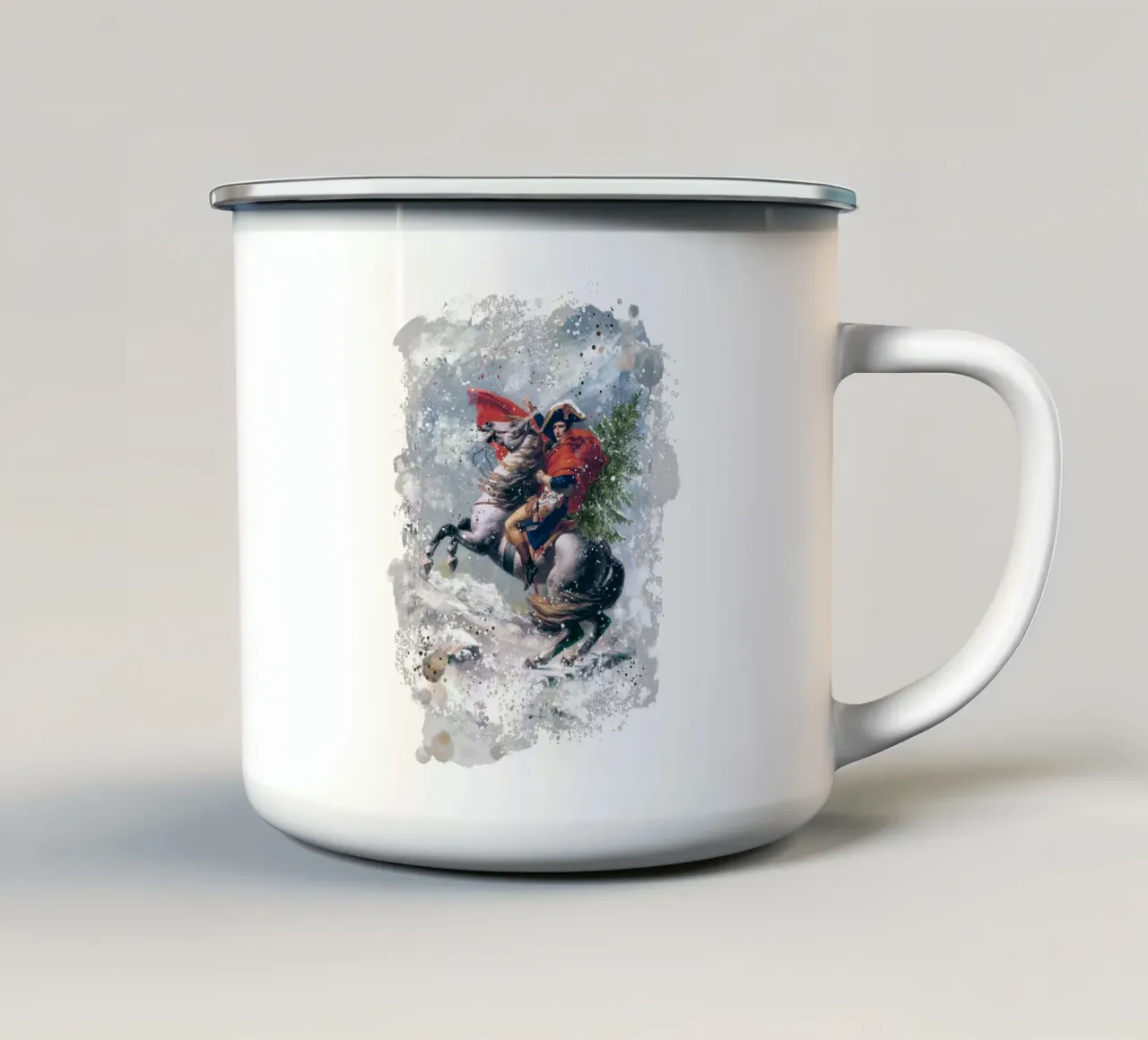 Natale di Napoleone tazza in smalto da 7115