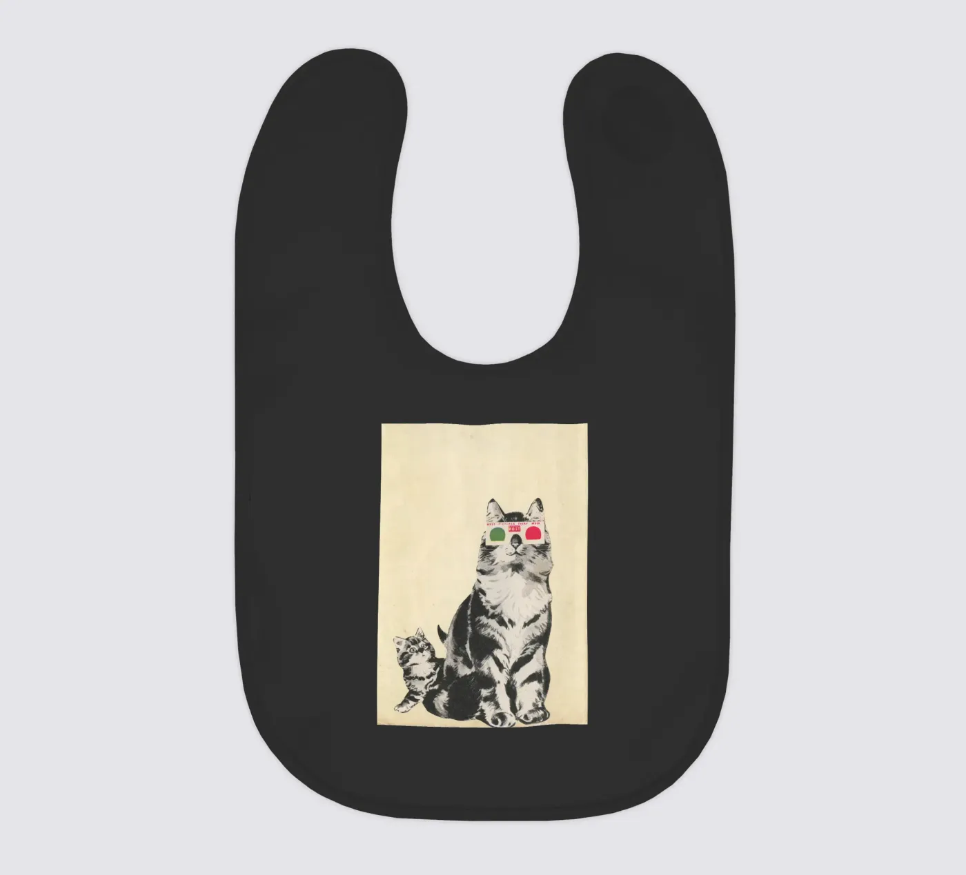 3D Glasses Babylätzchen von Cassia Beck Collage