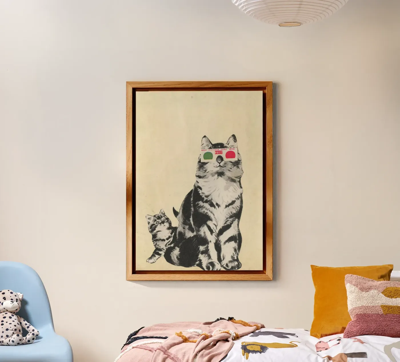 3D Glasses forex plate by Cassia Beck Collage