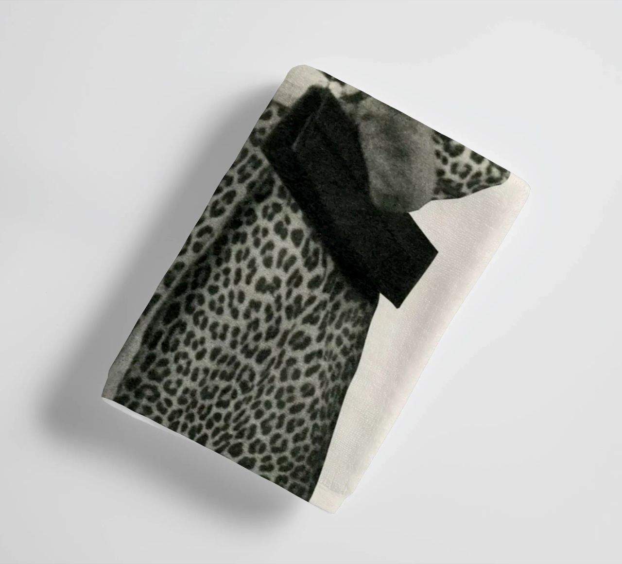 Kitten Dressed as Cat towel by Cassia Beck Collage