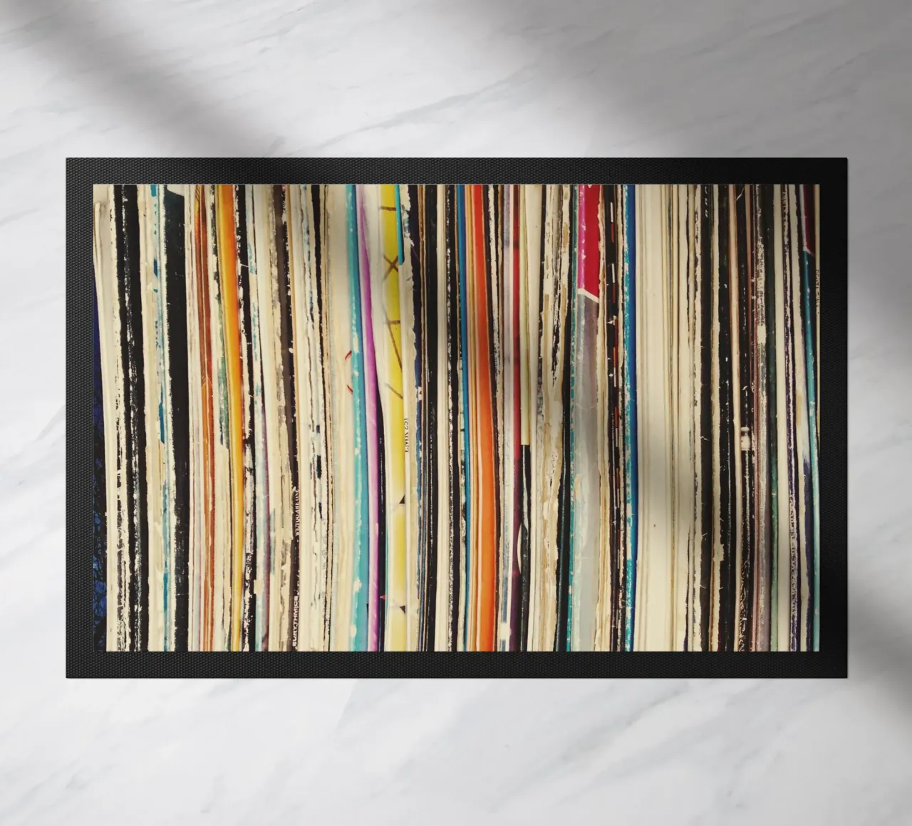 Record Collection Fußmatte von Cassia Beck Photography