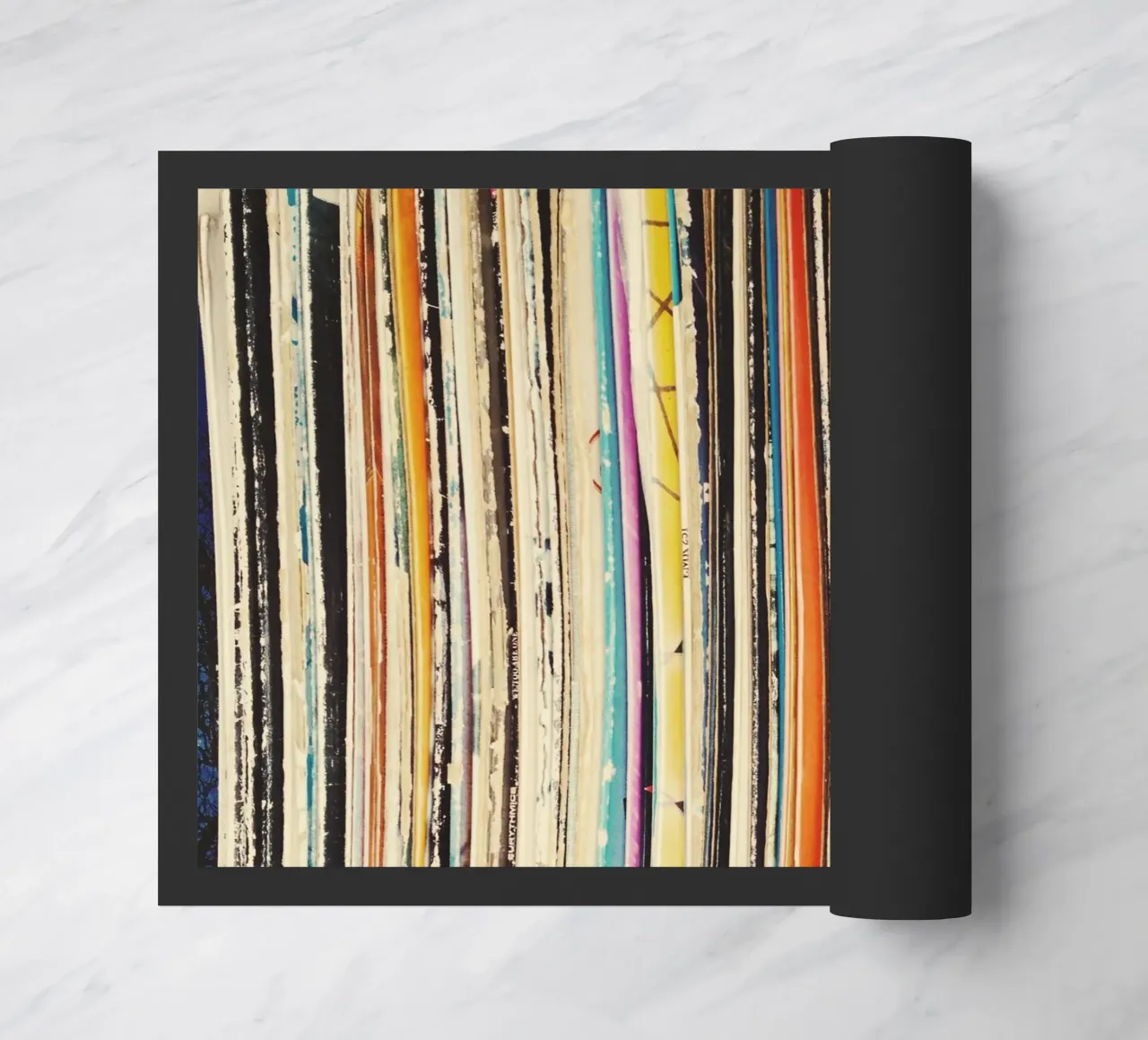 Record Collection Fußmatte von Cassia Beck Photography