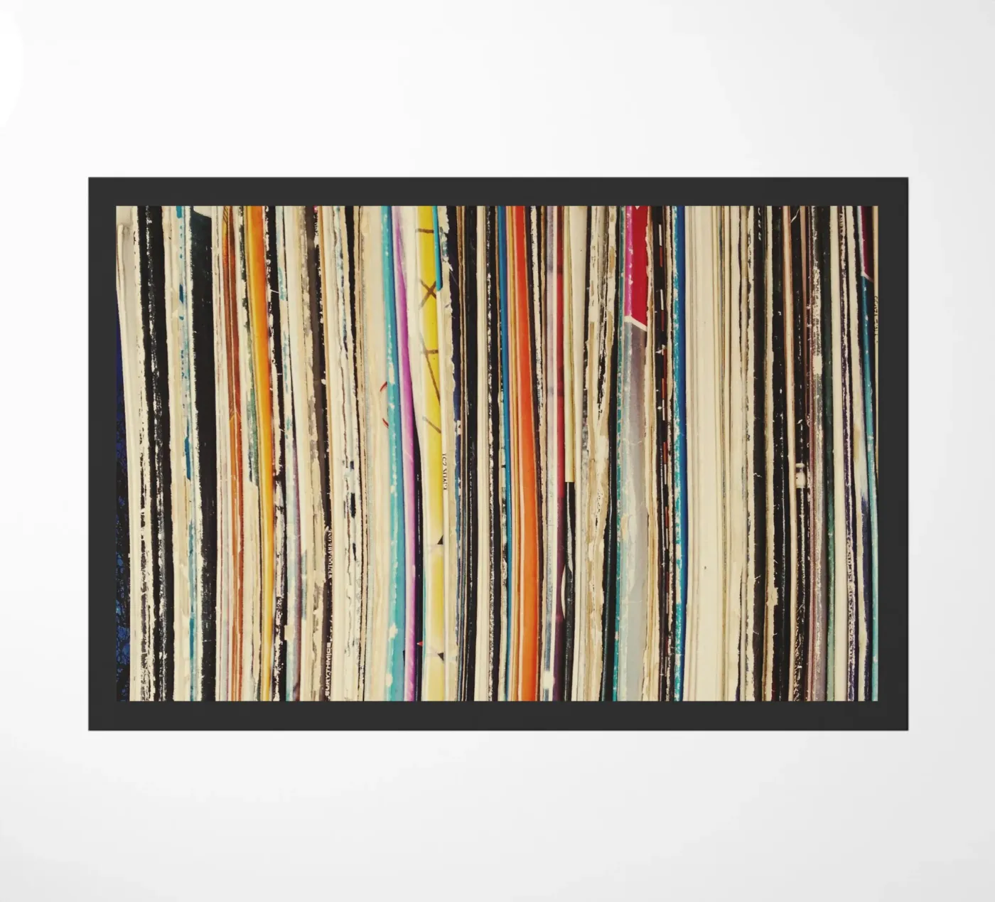 Record Collection doormat by Cassia Beck Photography