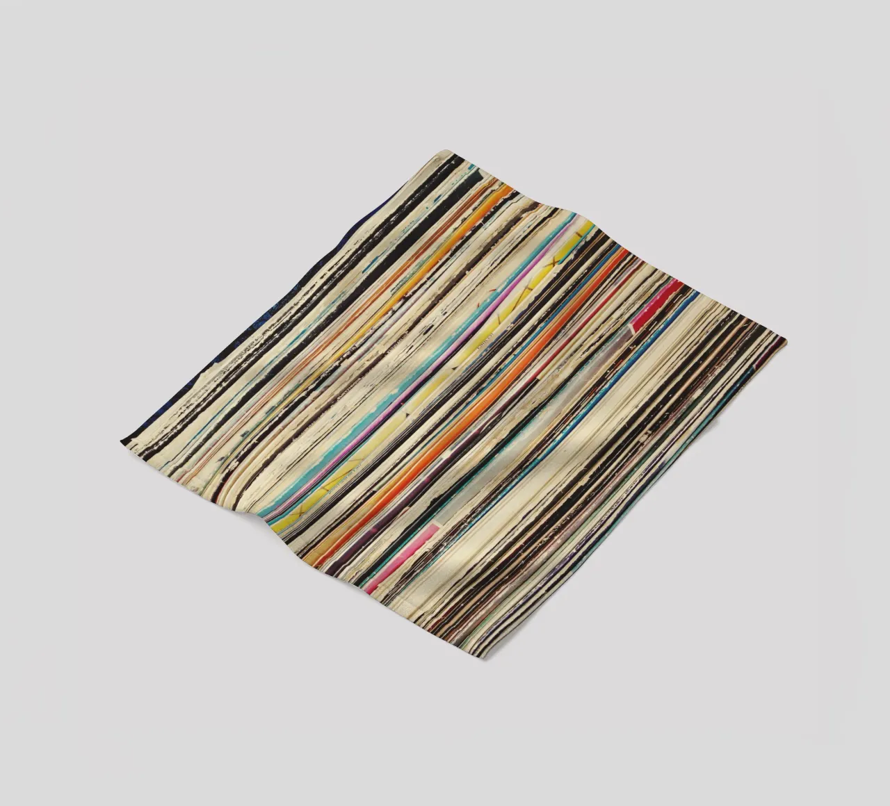 Plattensammlung Fleecedecke von Cassia Beck Photography