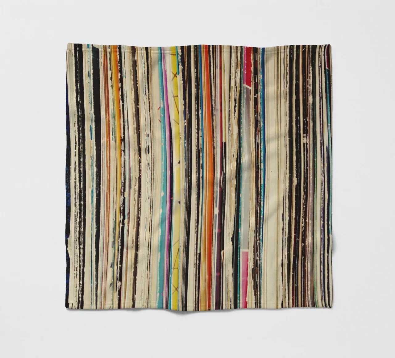 Plattensammlung Fleecedecke von Cassia Beck Photography