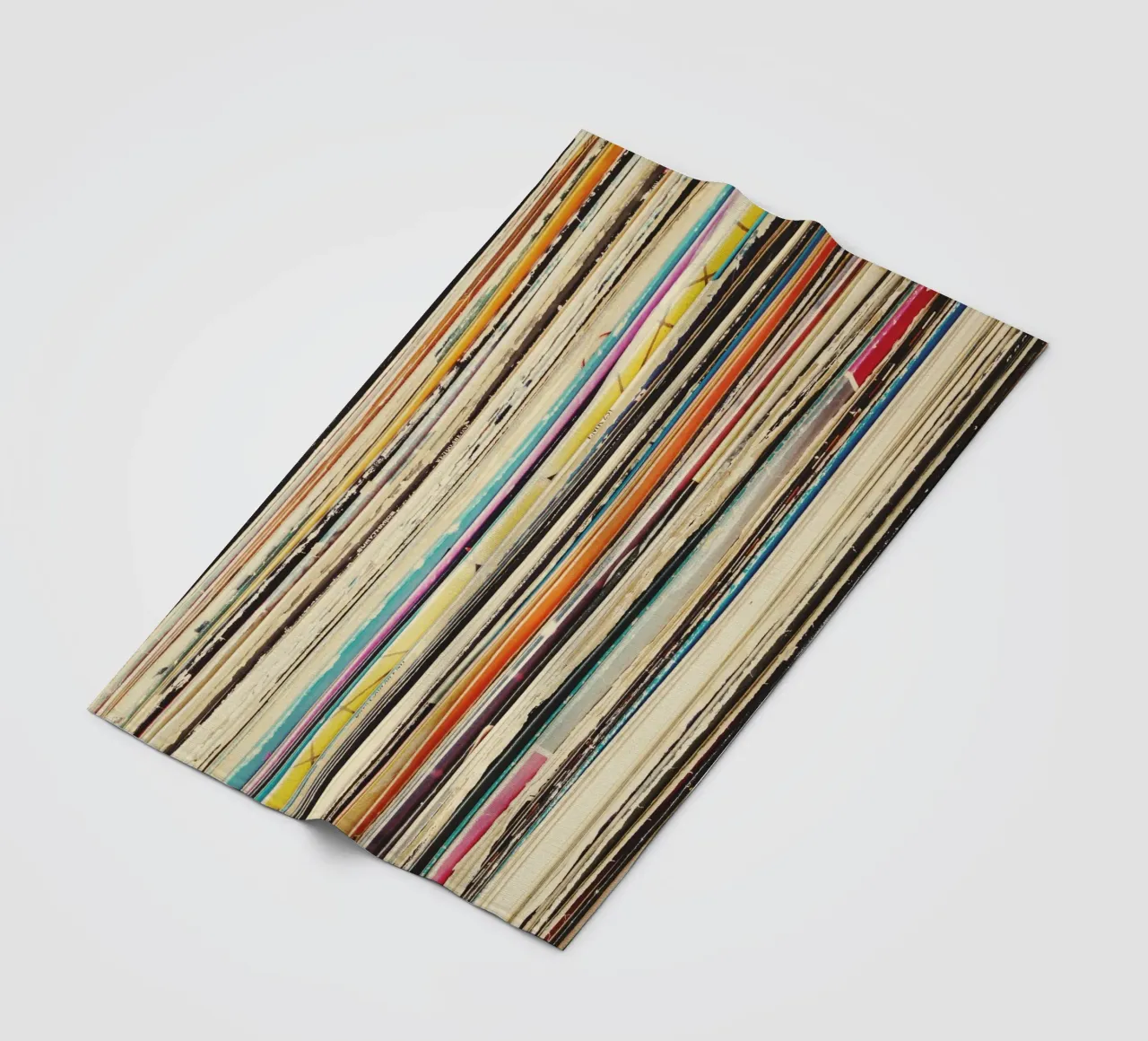 Plattensammlung Fleecedecke von Cassia Beck Photography