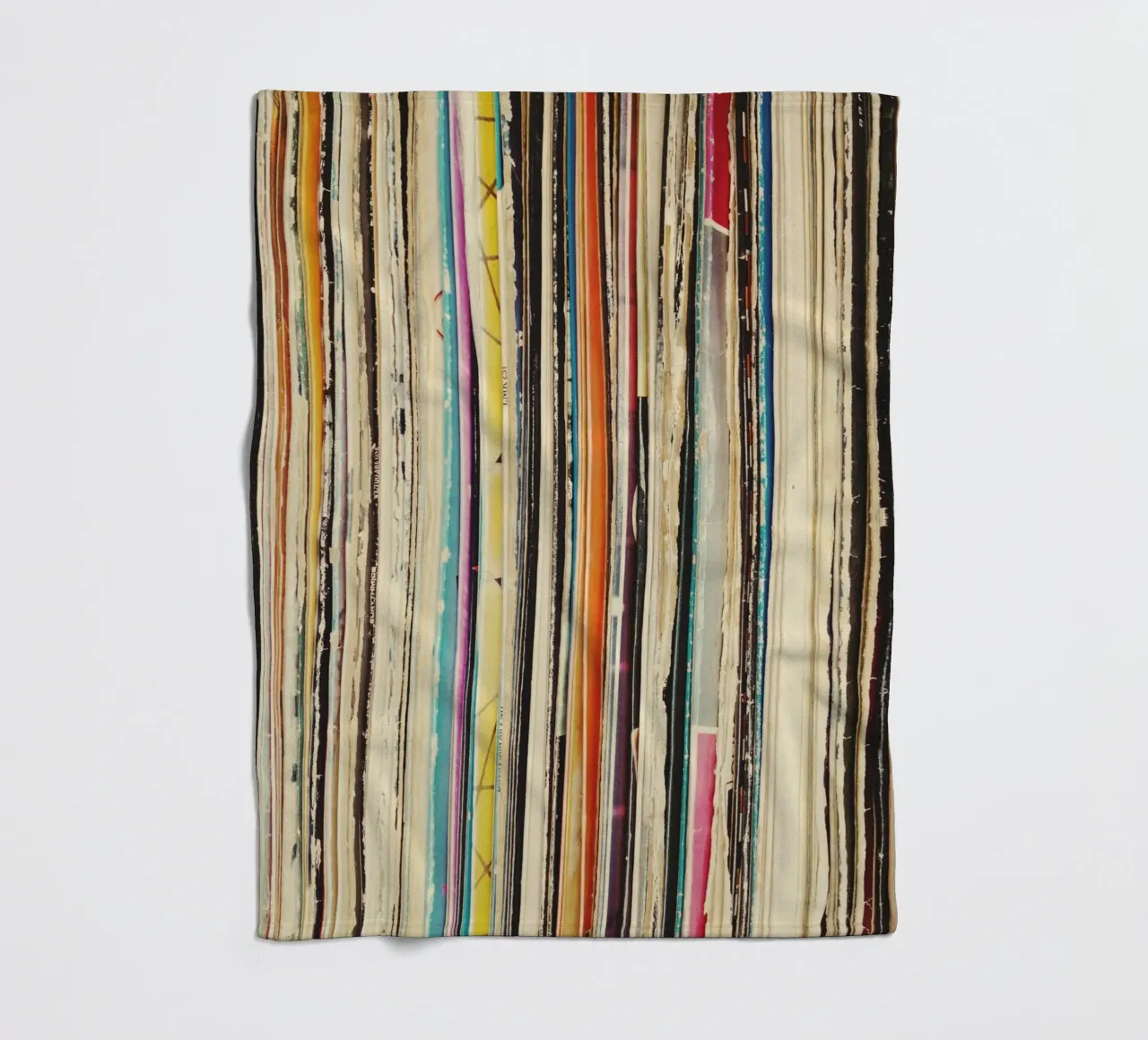 Plattensammlung Fleecedecke von Cassia Beck Photography