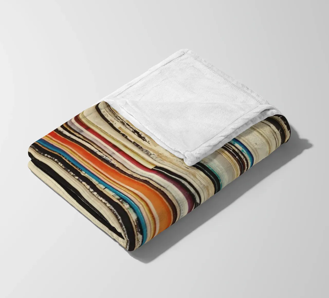 Plattensammlung Fleecedecke von Cassia Beck Photography