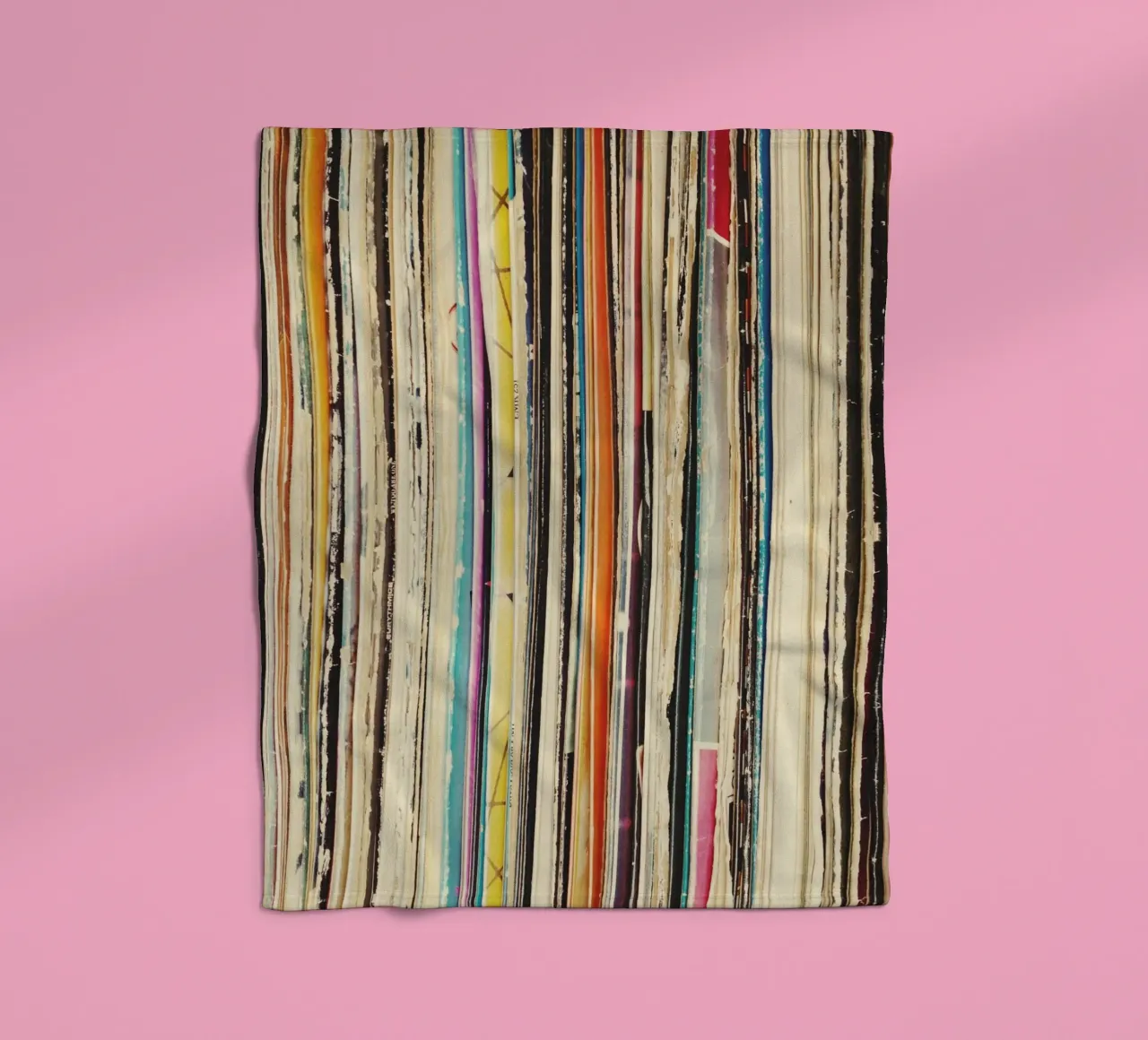 Plattensammlung Fleecedecke von Cassia Beck Photography