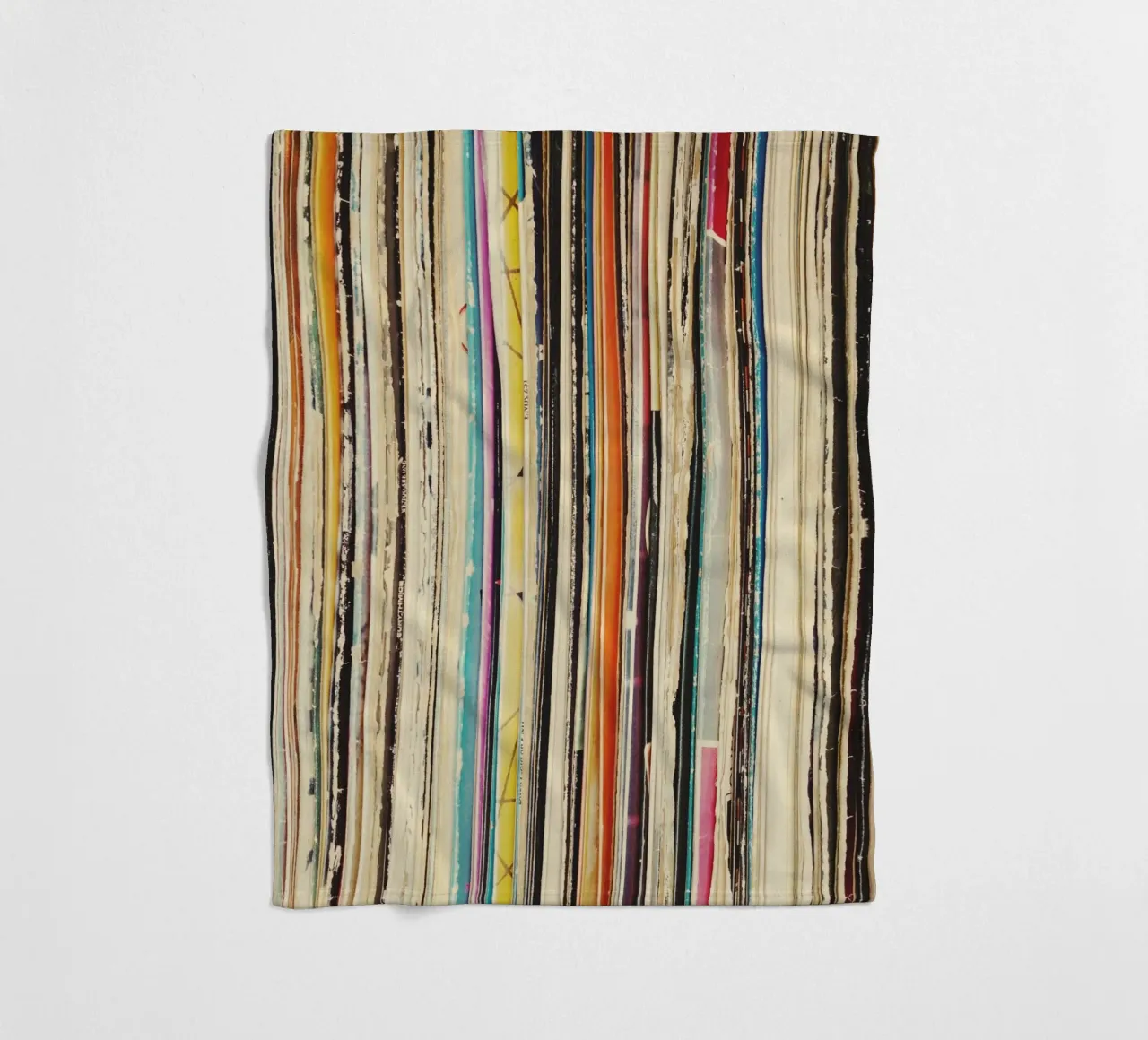 Plattensammlung Fleecedecke von Cassia Beck Photography