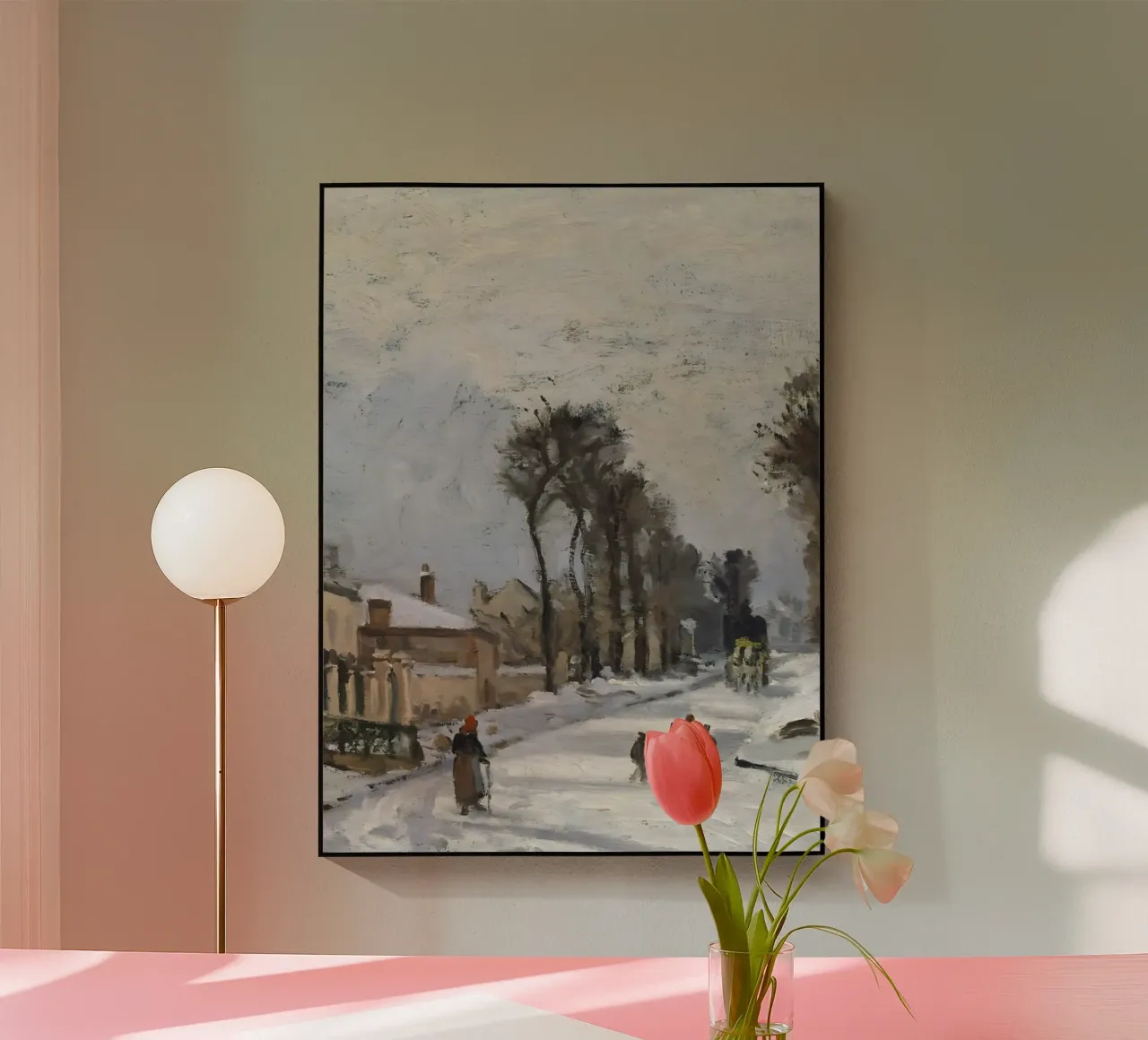 Winterallee Acryl-Glas von Christmas Vibes 2025