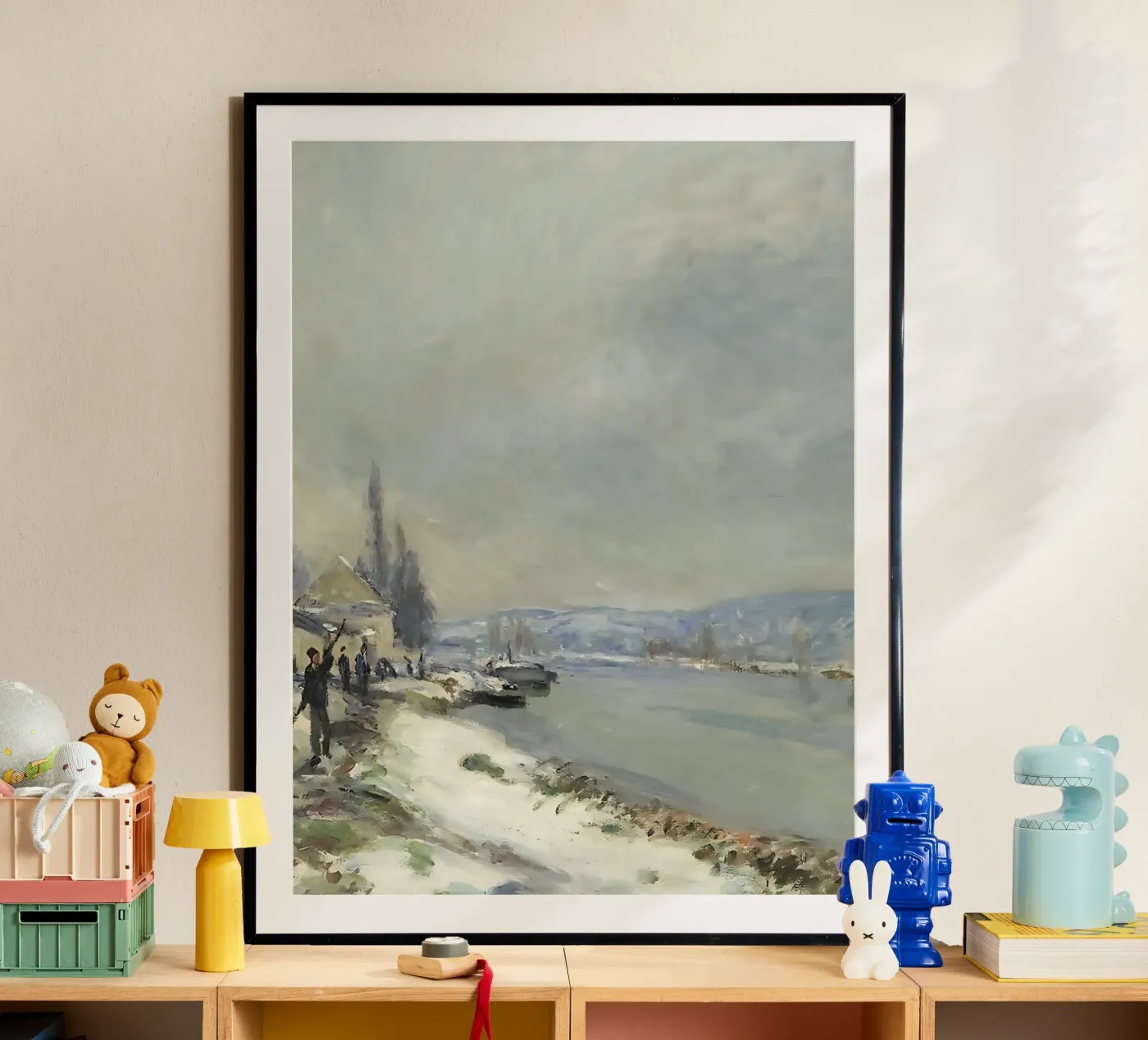 Winter shore Poster von Christmas Vibes 2025