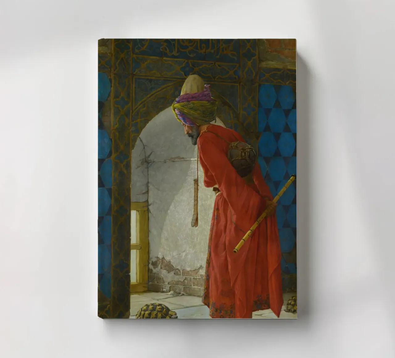 Osman Hamdi Bey The Tortoise Trainer, 1906 notebook by Timeless Artworks
