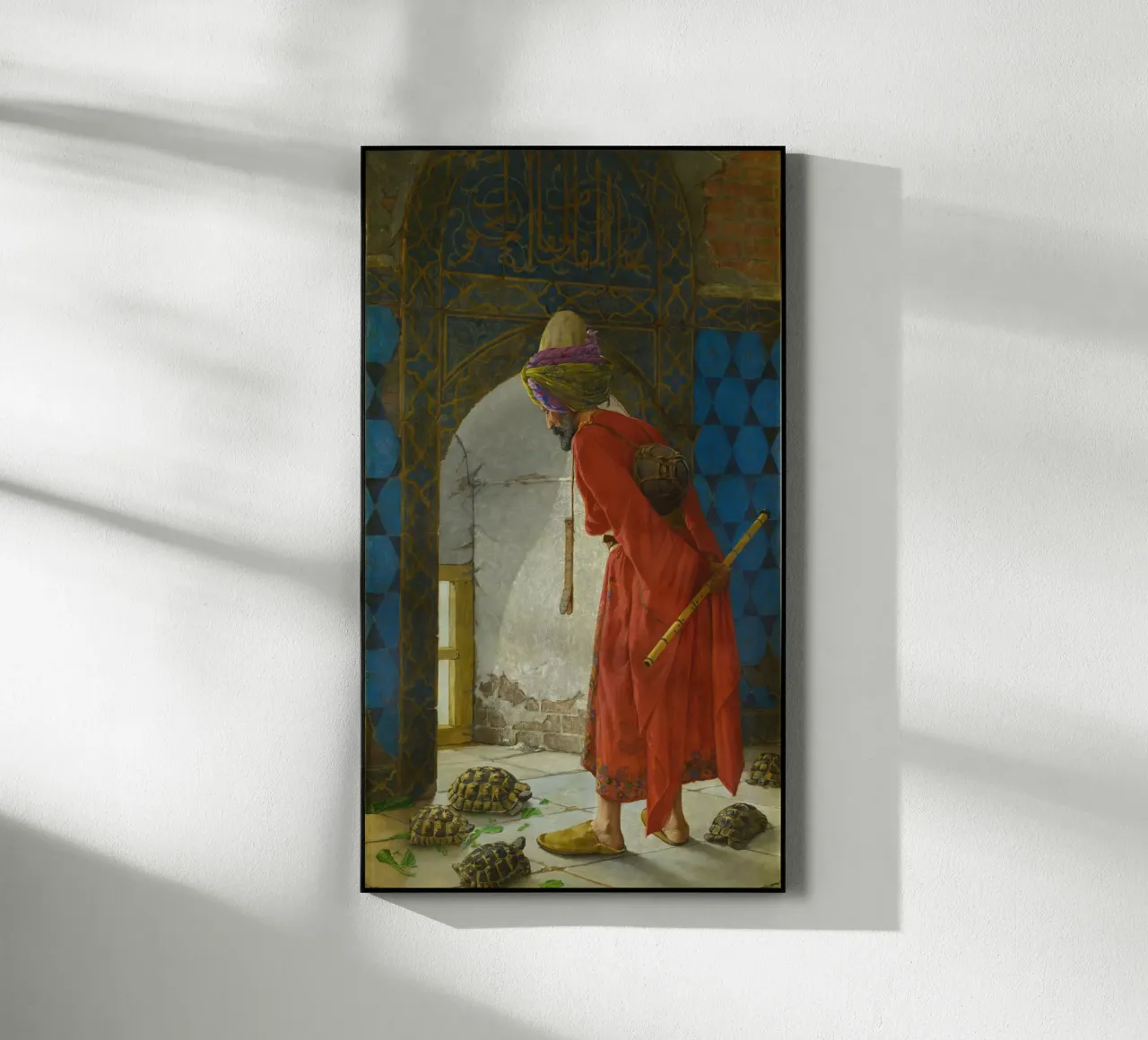 Osman Hamdi Bey L'addestratore di tartarughe, 1906 plexiglass da Timeless Artworks