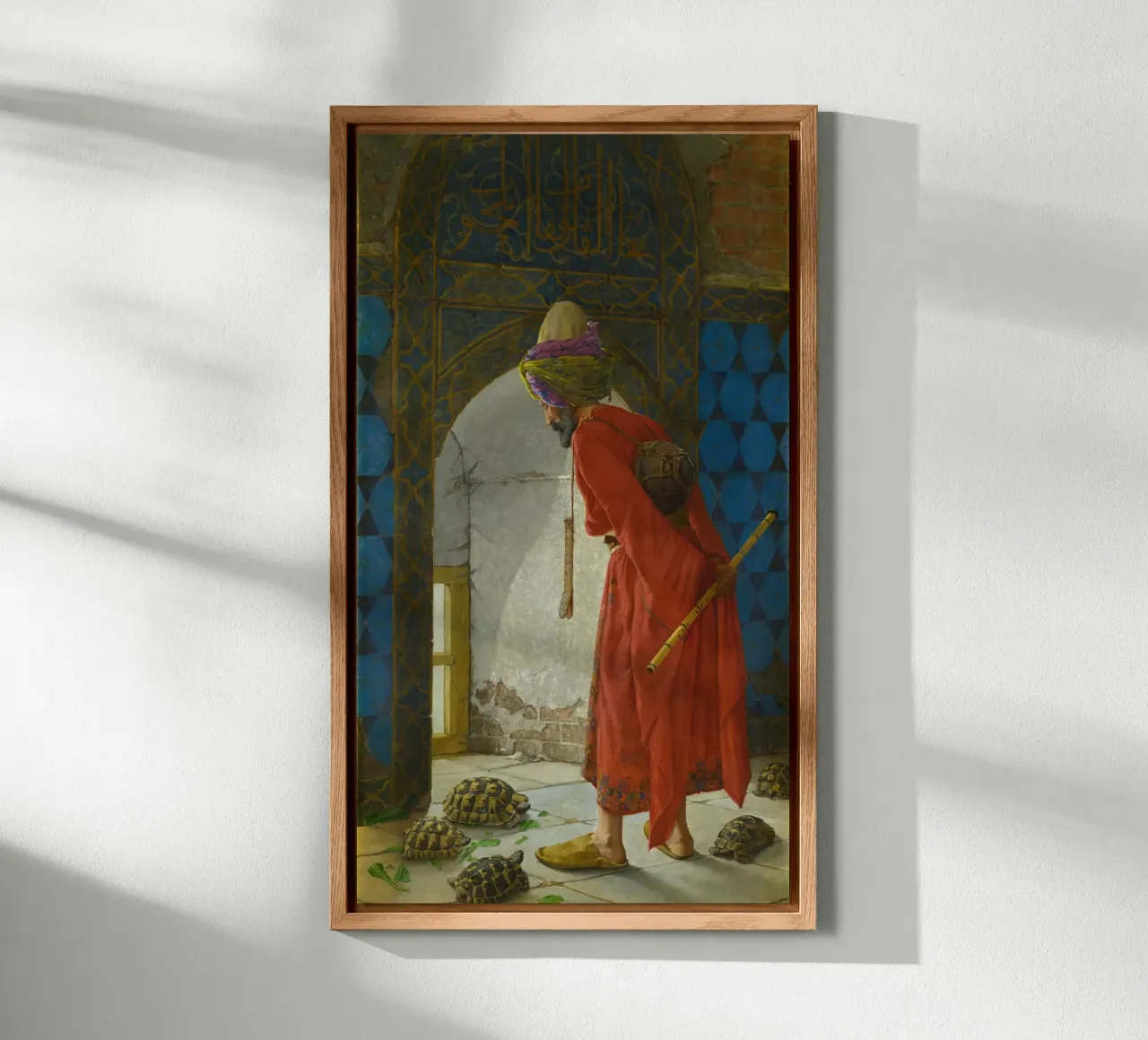 Osman Hamdi Bey L'addestratore di tartarughe, 1906 alluminio dibond da Timeless Artworks