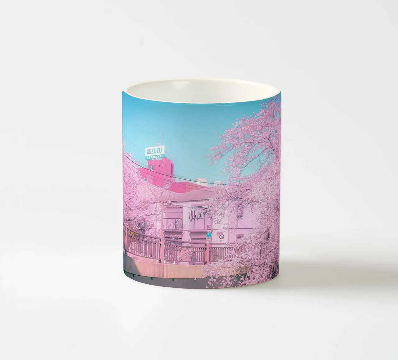 Spring in Tokyo tazza in ceramica da Samuel Leonardo