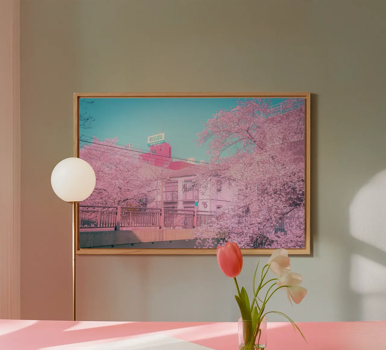 Spring in Tokyo alluminio dibond da Samuel Leonardo