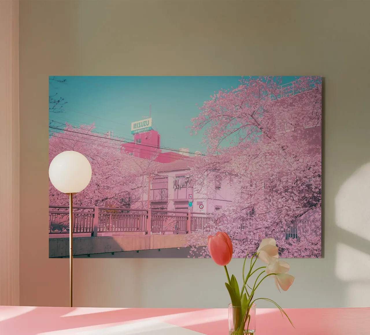 Spring in Tokyo alluminio dibond da Samuel Leonardo