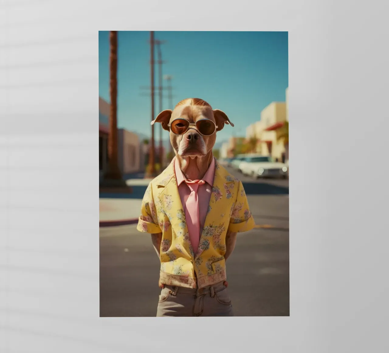 Asher pellicola backlit da Affiches Chien Originales – Dogland