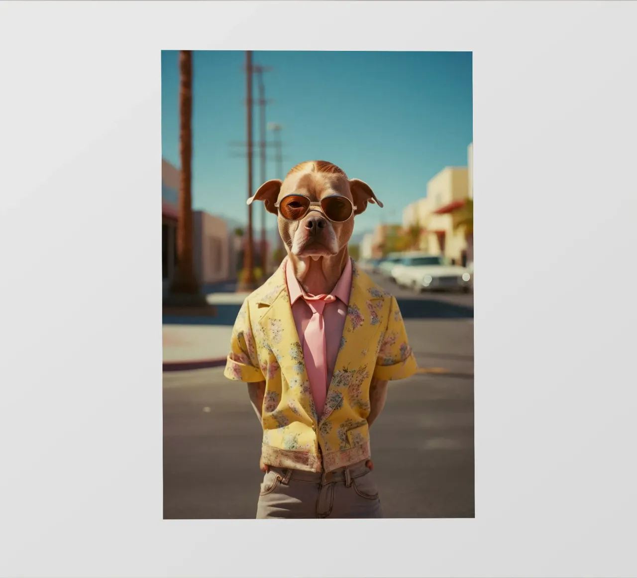 Asher pellicola backlit da Affiches Chien Originales – Dogland