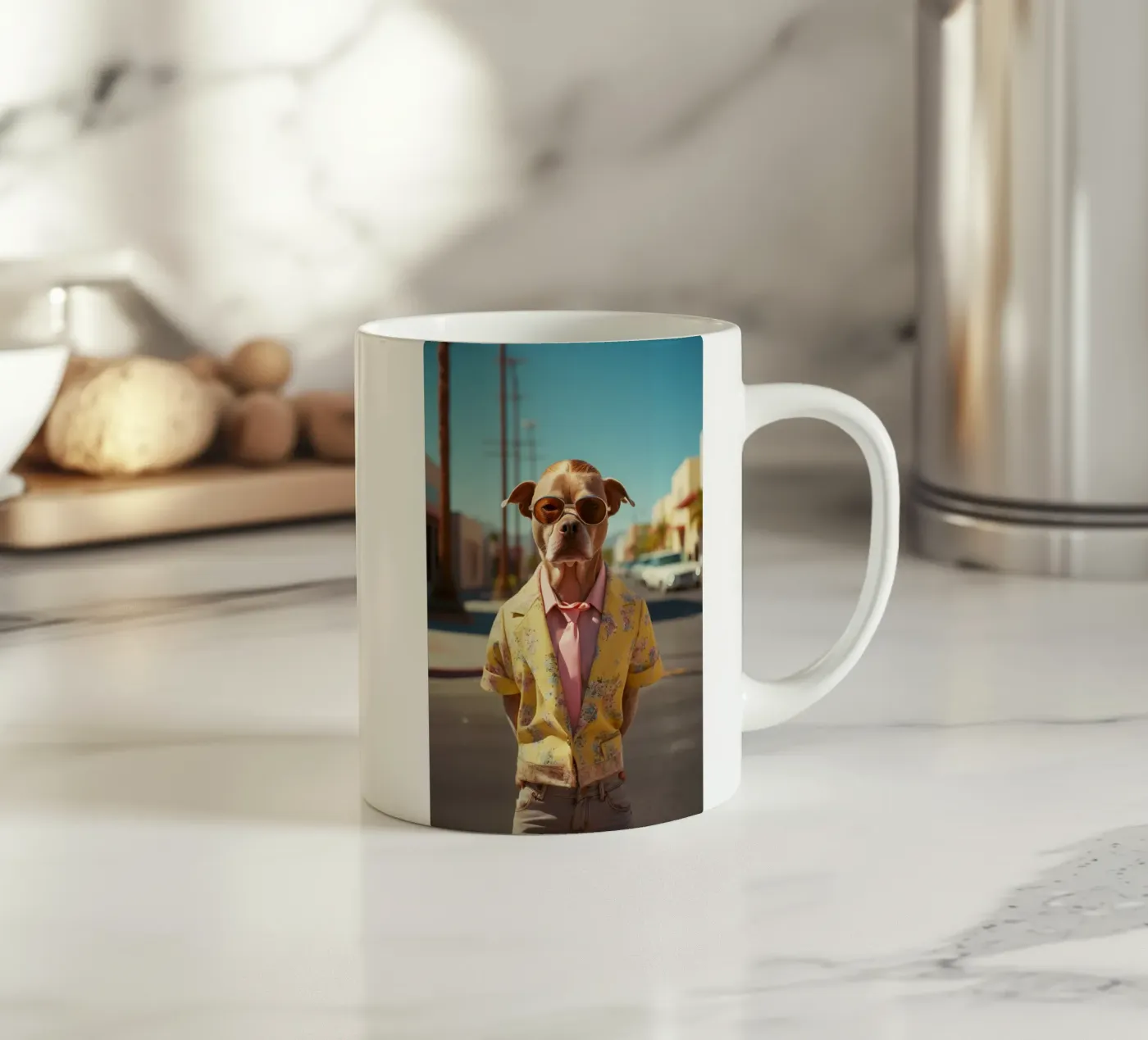 Asher Keramik Tasse von Affiches Chien Originales – Dogland