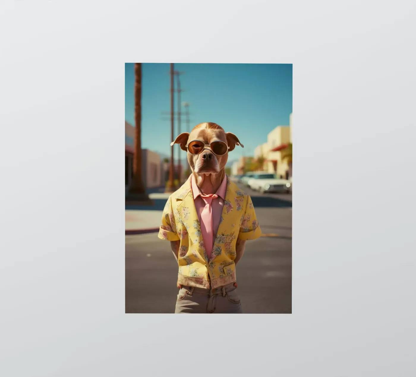 Asher Sticker von Affiches Chien Originales – Dogland