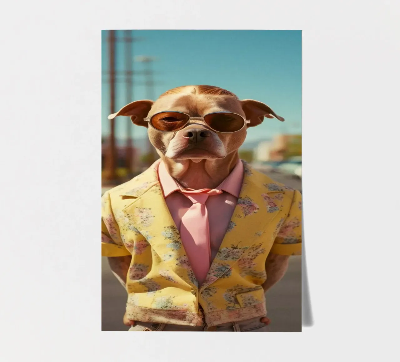 Asher sticker sheet by Affiches Chien Originales – Dogland